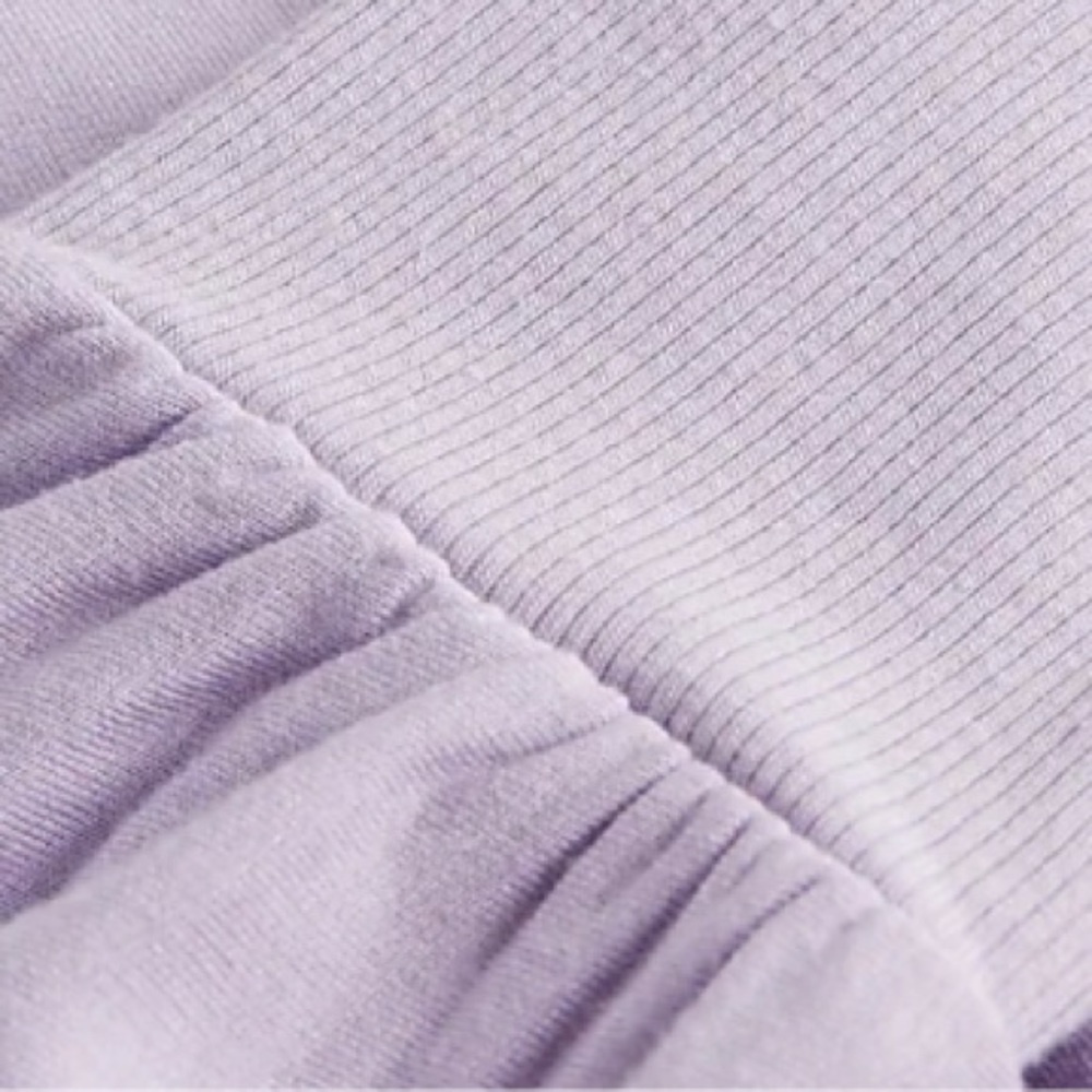 EXPRESS Solid Wrap Front Sweatshirt - Picture 5 of 9